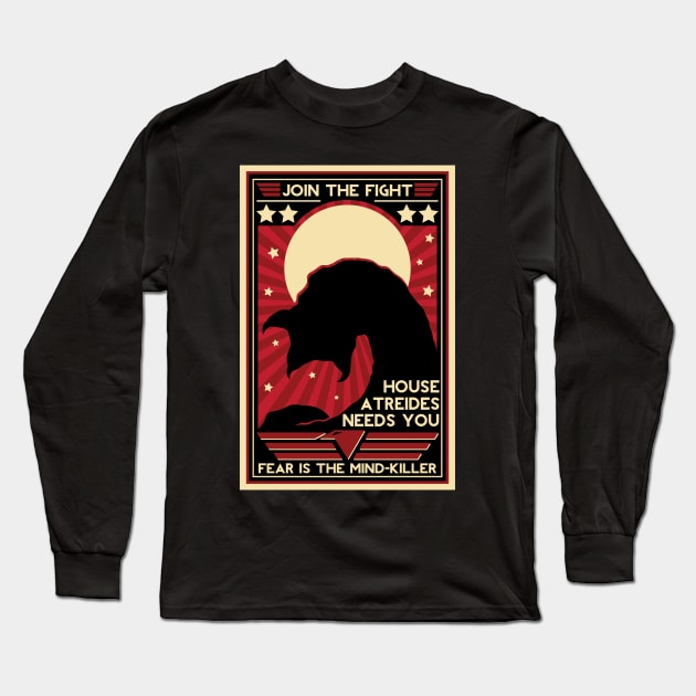 Fear is the Mind-Killer Long Sleeve T-Shirt by jrberger